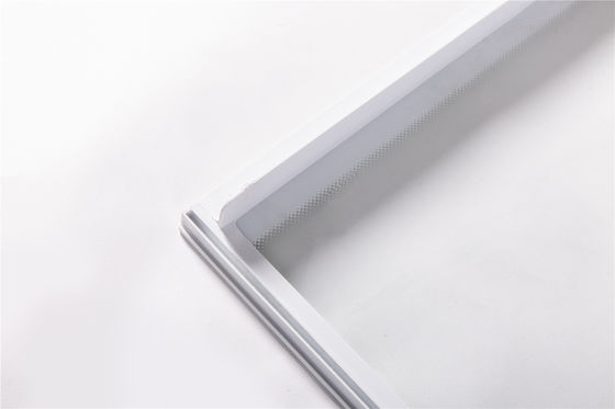 White Silkscreen Tempered Encapsulated Fridge Glass Shelves